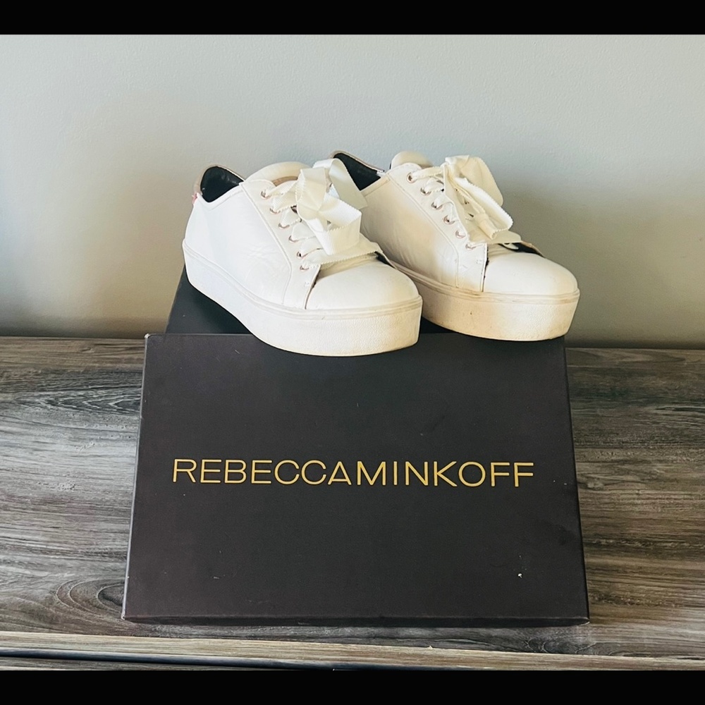 Rebecca Minkoff white sneaker shoes - Picture 7 of 7